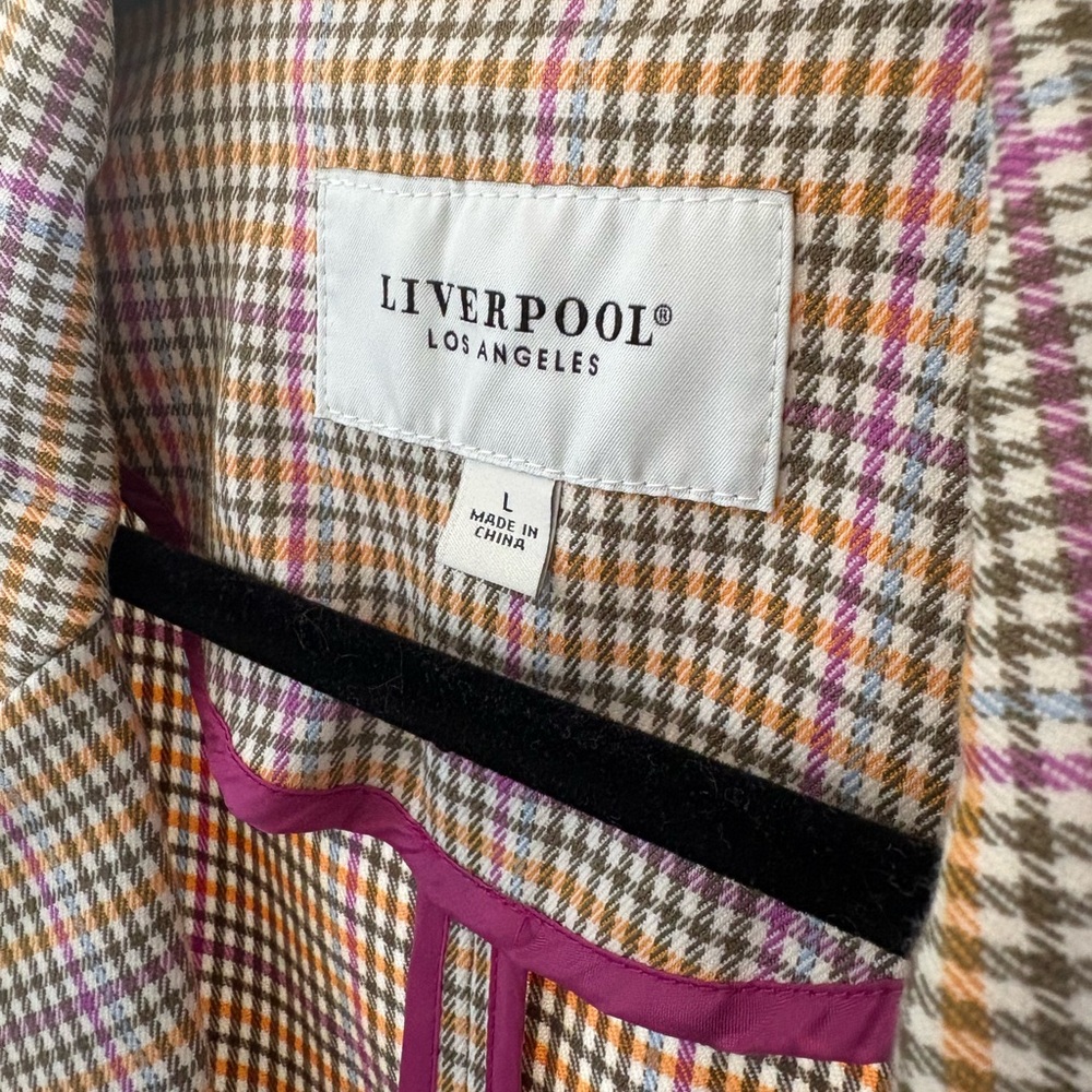 Liverpool Multicolor Checkered Blazer - Picture 4 of 4